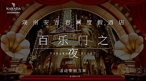 复古百乐门风格年会派对布置方案