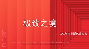 地产年末圣诞营销中心包装方案