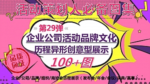 100+企业公司活动品牌文化历程异形创意型展示