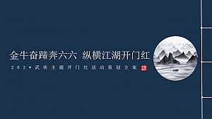 银行武林大会开门红方案