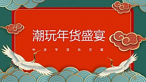 地产潮玩年货盛宴活动提案年货节方案