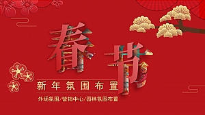 商业地产美陈活动策划方案新年氛围布置包装