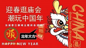 春节元宵节庙会游园猜灯谜灯会民俗非遗新年包装