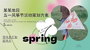 地产项目五一风筝节活动策划案