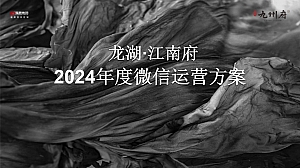 2024龙湖江南府2024年度微信运营方案