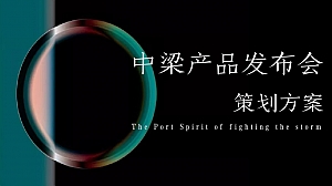 高端住房地产发布会活动策划方案-中梁产品发布会策划方案(含3D效果图)