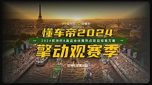 懂车帝2024奥运欧洲杯方案【互联网】【赛事营销】