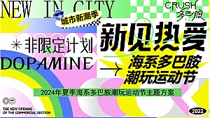 夏季海边海滩艺术潮玩集市多巴胺运动会落日音乐派对方案