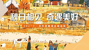 十一月秋日月度暖场圈层活动方案