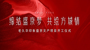 “缔结盛京梦 共绘方城情”政府文旅项目开工仪式活动策划方案