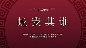 此刻 · 蛇我其谁-集团2024年度总结大会暨2025新春文艺晚会策划方案