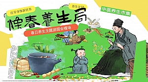 春季神秘东方力量春日春季新中式朋克养生解压物地产活动策划方案