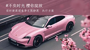 ”不负时光 樱你绽放“保时捷春季樱花主题商超静展活动策划方案