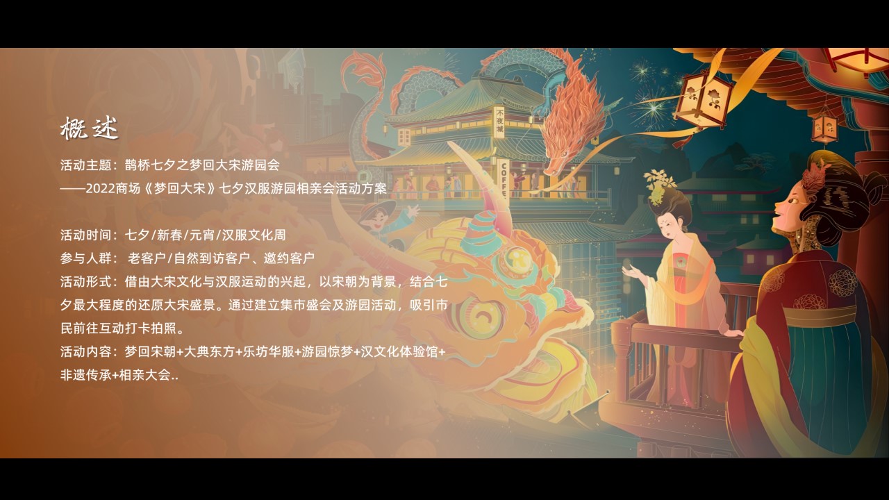1659360755 42598eae9c79557 - 商业广场七夕汉服游园相亲（梦回大宋主题）活动策划方案-56P