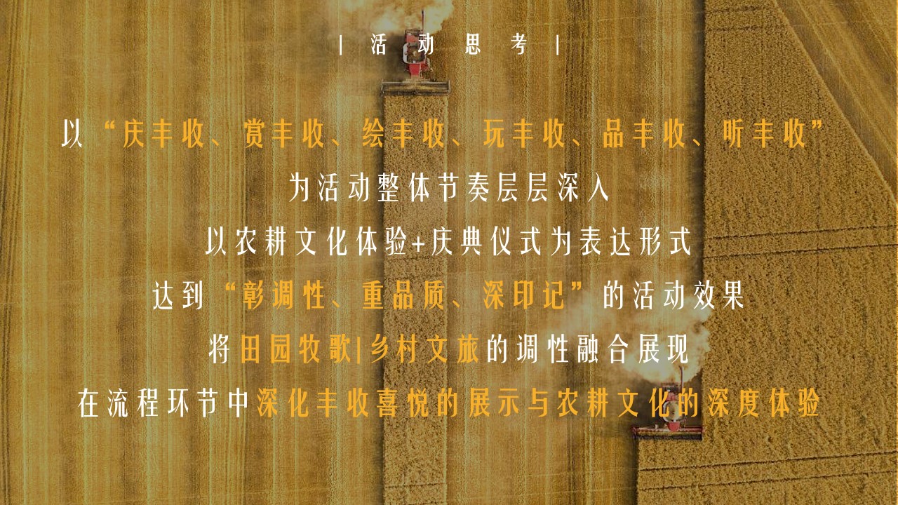 1665661299 0f927bc20e699d3 - 【方案】2022中国农民丰收节（庆丰收·迎盛会主题）活动策划方案-75P