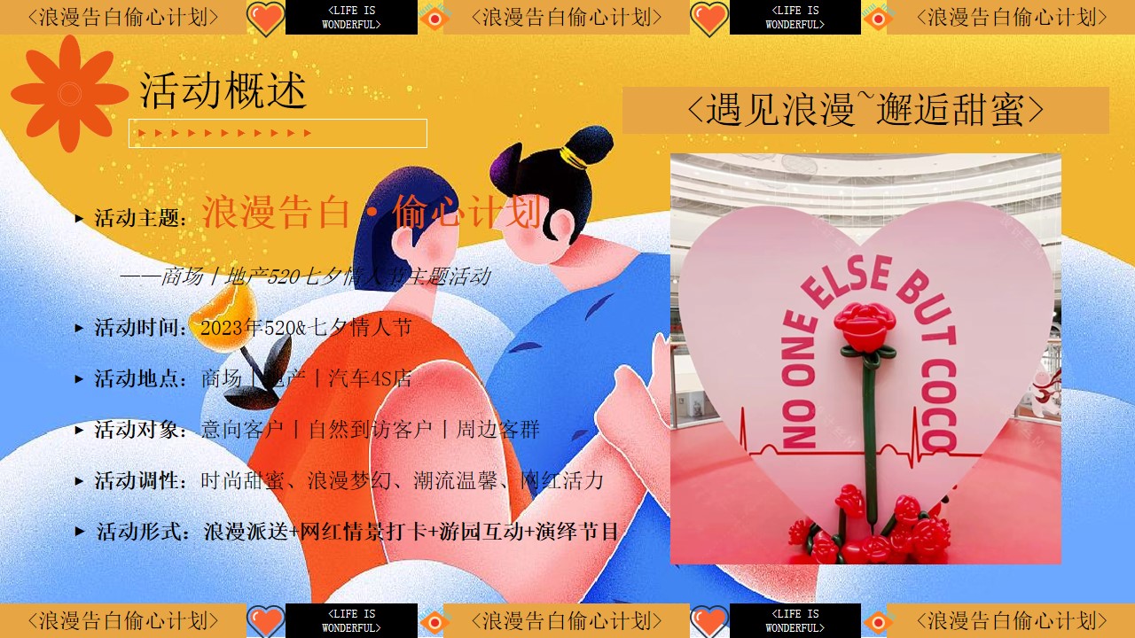 1690437098 42598eae9c79557 - 浪漫告白商场地产520七夕情人节恋爱粉色主题活动策划方案