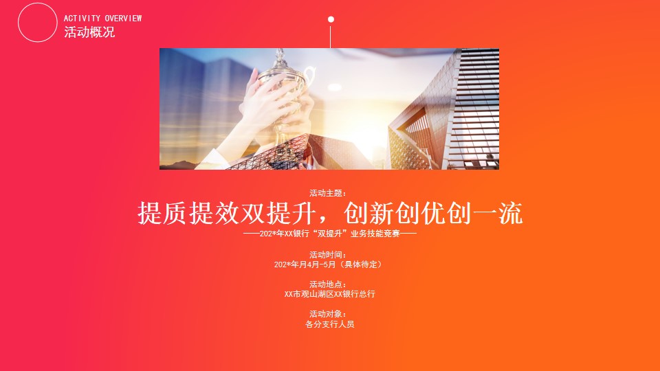 1694586226 42598eae9c79557 - 业务技能竞赛：某银行“双提升”业务技能竞赛活动方案